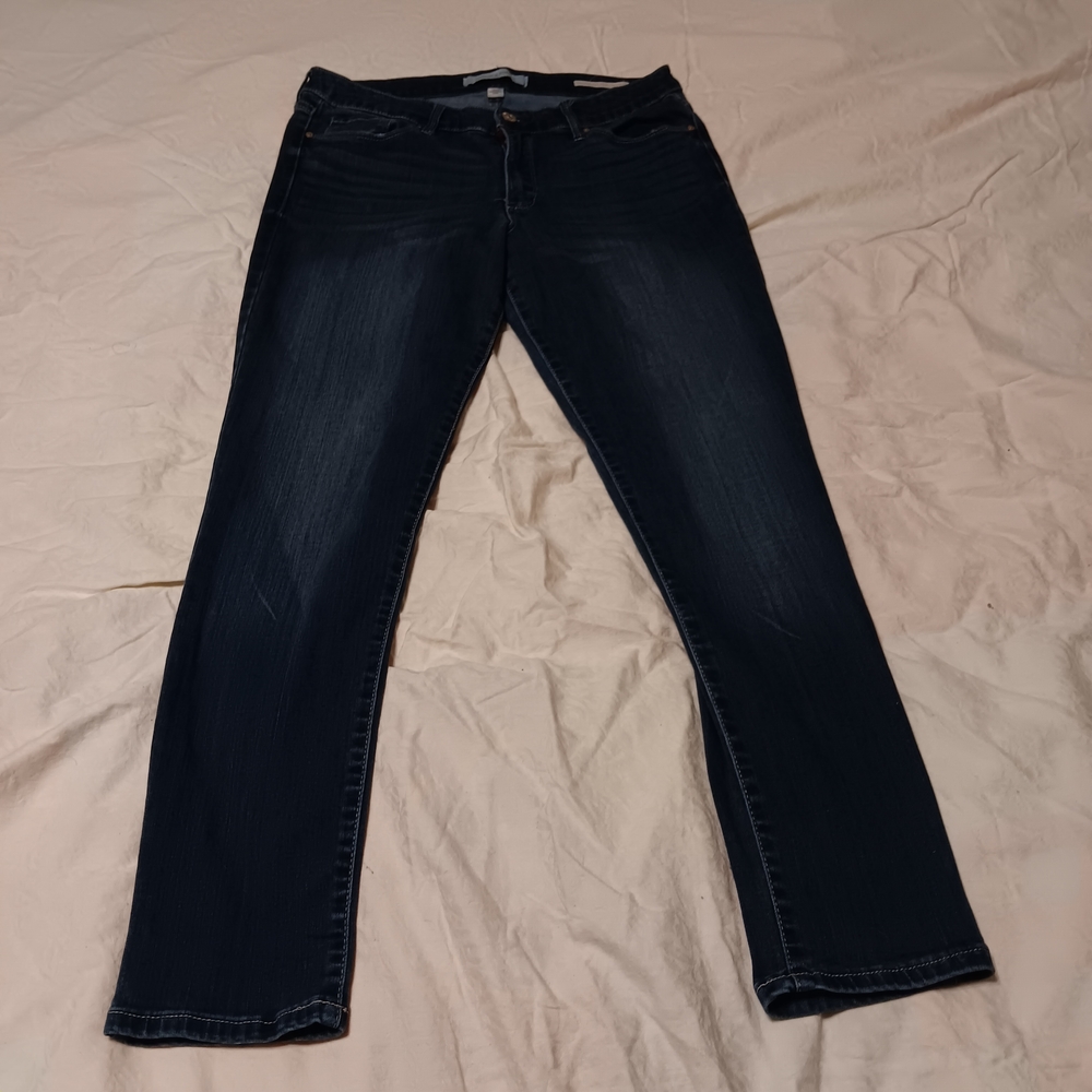 Vintage America Women's 🧸Dark Blue Jeans